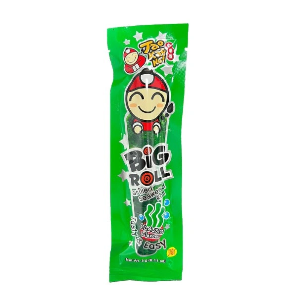Snack rong biển vị truyền thống Tao Kae Noi Big Roll 3g (từ 1 tuổi) 1