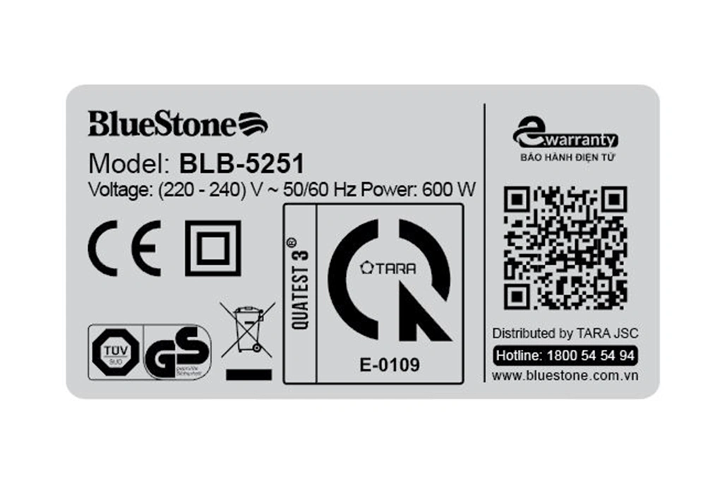 Máy xay cầm tay đa năng BlueStone BLB-5251 [Hàng trưng bày - không kèm thùng] 8