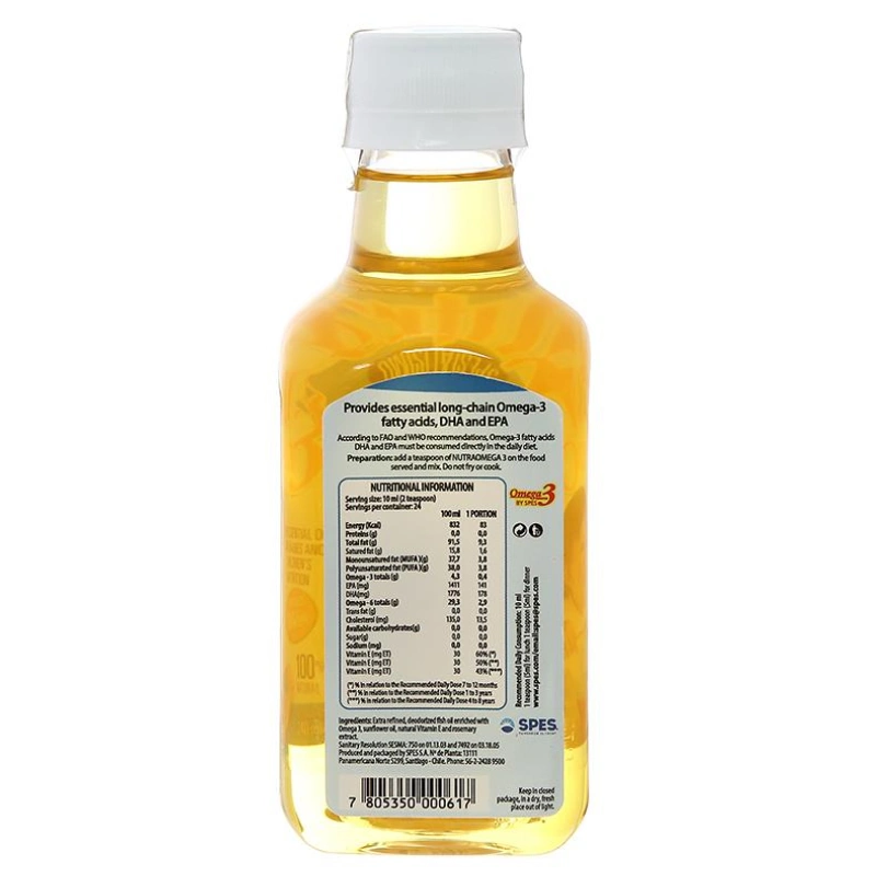 Dầu cá hồi Nutra Omega 3 ăn dặm cho bé chai 240 ml (từ 7 tháng) 3
