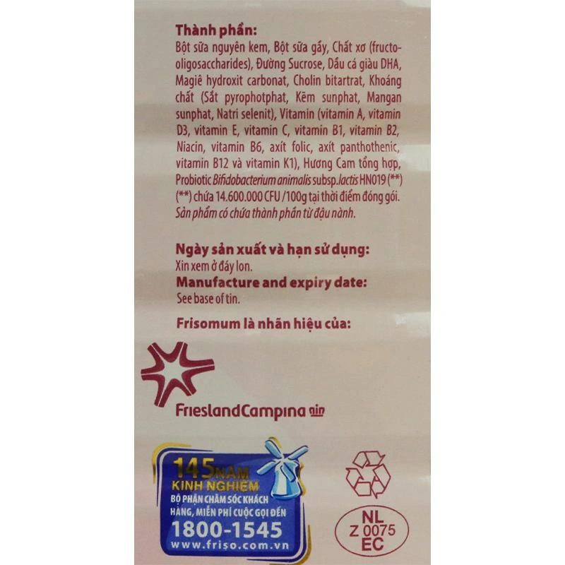 Combo 2 hộp sữa bầu Friso Gold Mum hương cam 900g 17