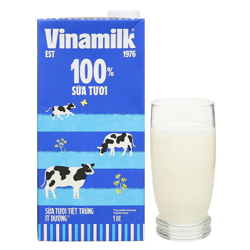 Sữa tươi tiệt trùng Vinamilk ít đường 1 lít (từ 1 tuổi) 19