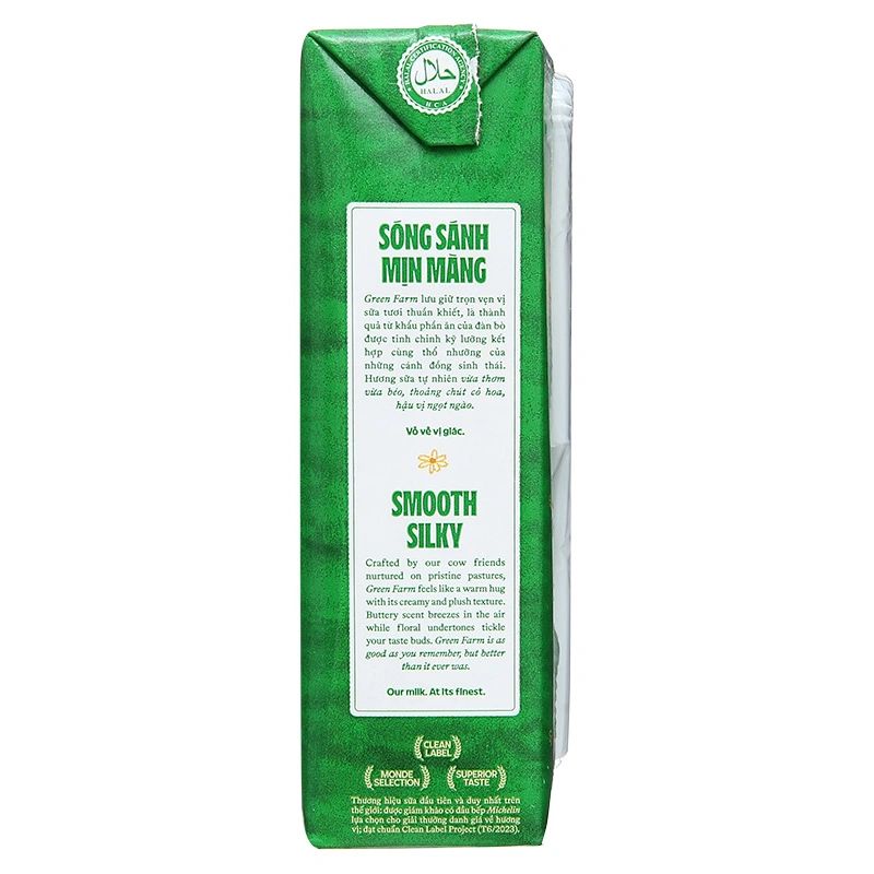Thùng 48 hộp sữa tươi Vinamilk Green Farm có đường 180 ml (từ 1 tuổi) 10