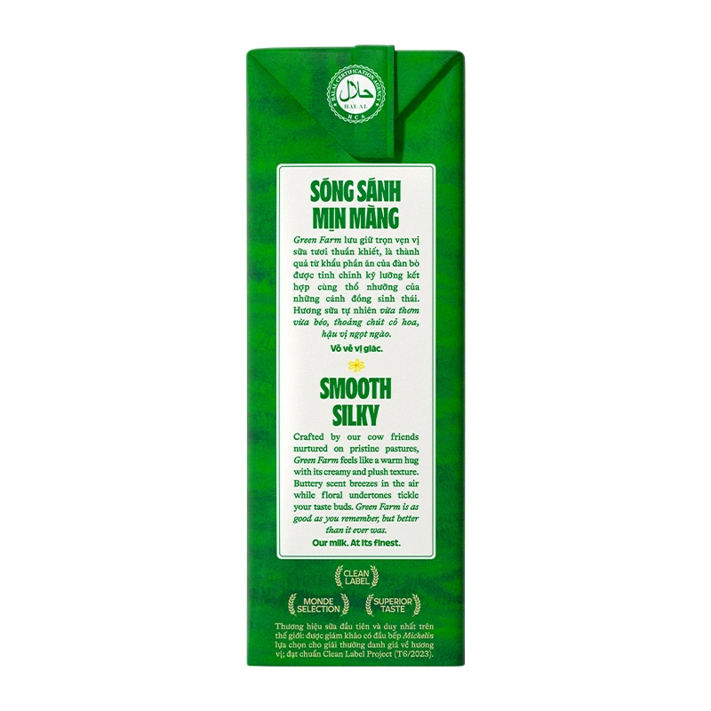 Lốc 4 hộp sữa tươi tiệt trùng Vinamilk Green Farm có đường 110 ml (từ 1 tuổi) 6