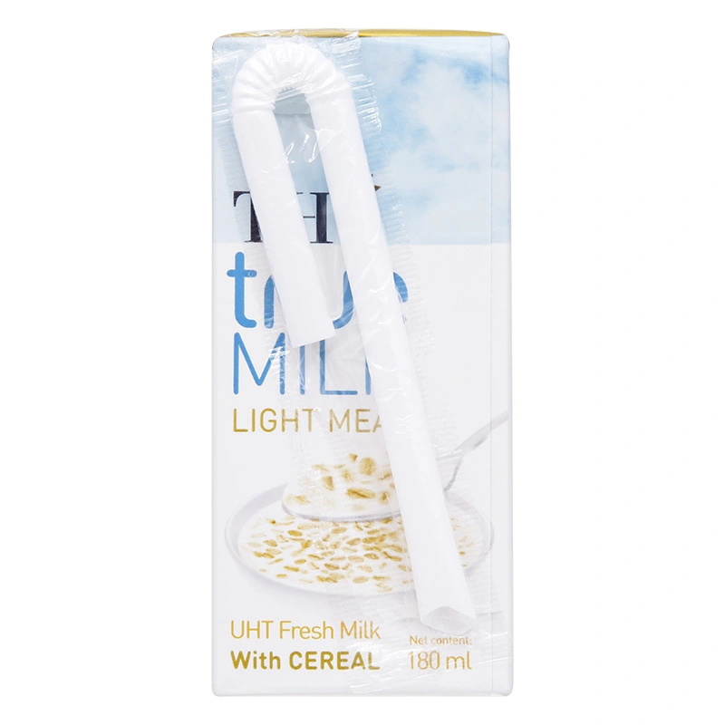 Thùng 48 hộp sữa tươi tiệt trùng TH true MILK Light Meal ngũ cốc ít đường 180 ml (từ 1 tuổi) 10