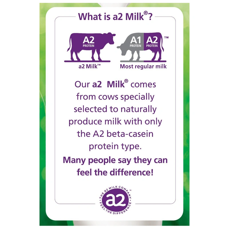 Thùng 24 hộp sữa tươi tiệt trùng a2 Milk không đường 200 ml (từ 1 tuổi) 8