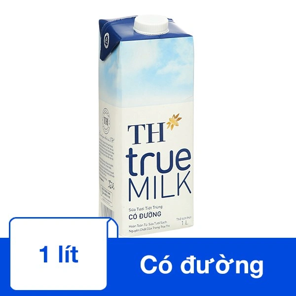 Thùng 12 hộp sữa tươi tiệt trùng TH true MILK có đường 1 lít (từ 1 tuổi) 3