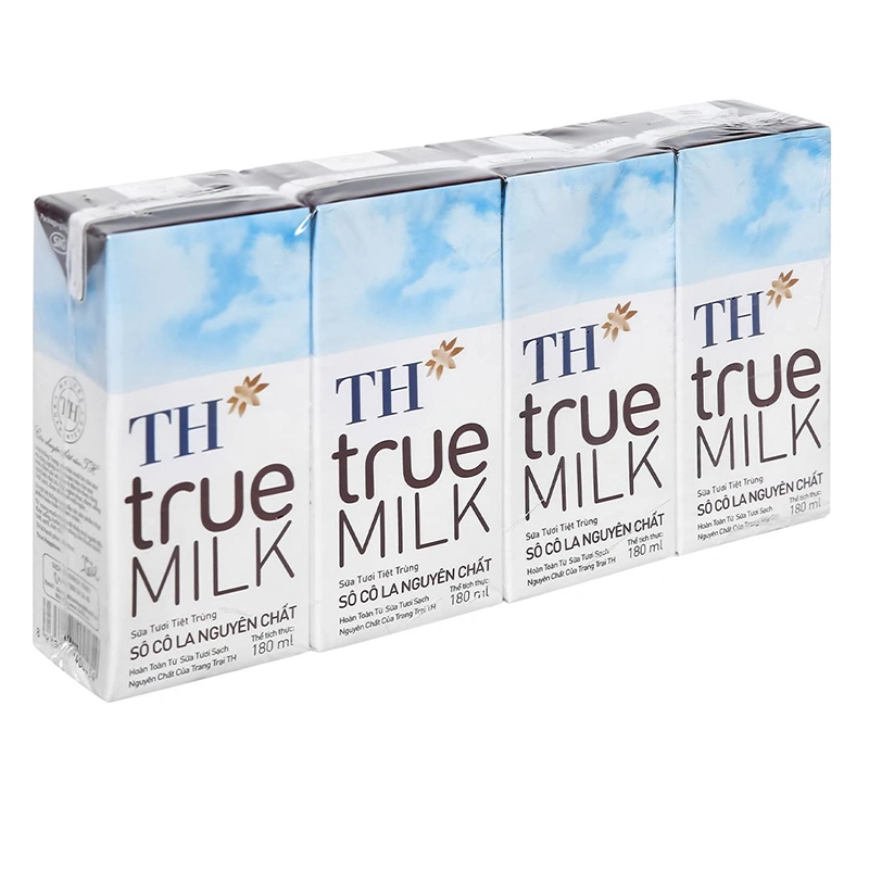 Thùng 48 hộp sữa tươi tiệt trùng TH true MILK có đường hương socola 180 ml (từ 1 tuổi) 3