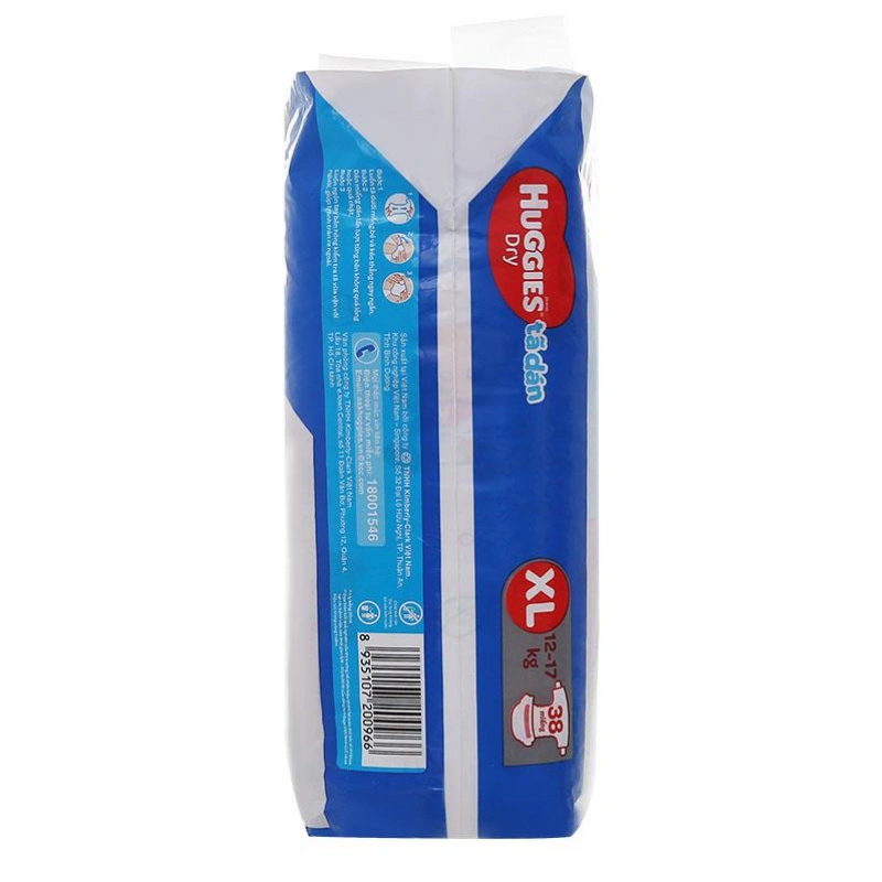 Tã dán Huggies Dry size XL 38 miếng (12 - 17 kg) 3