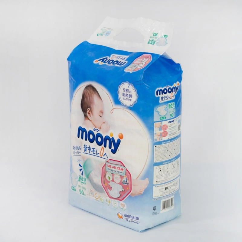 Tã dán Moony size NB 90 miếng (Dưới 5 kg) 3