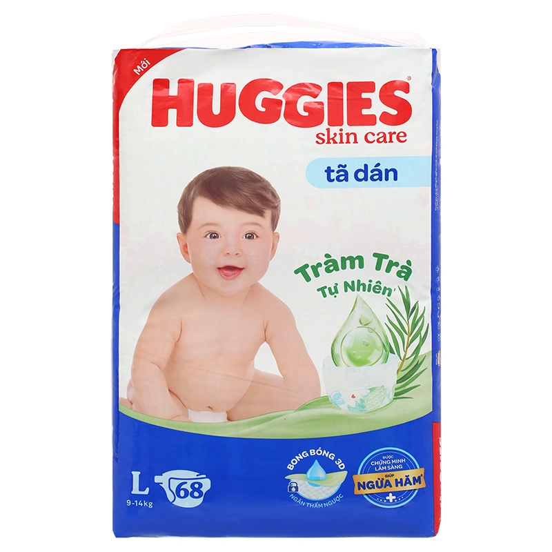 Tã dán Huggies Skincare size L 68 miếng (9 - 14 kg) 2