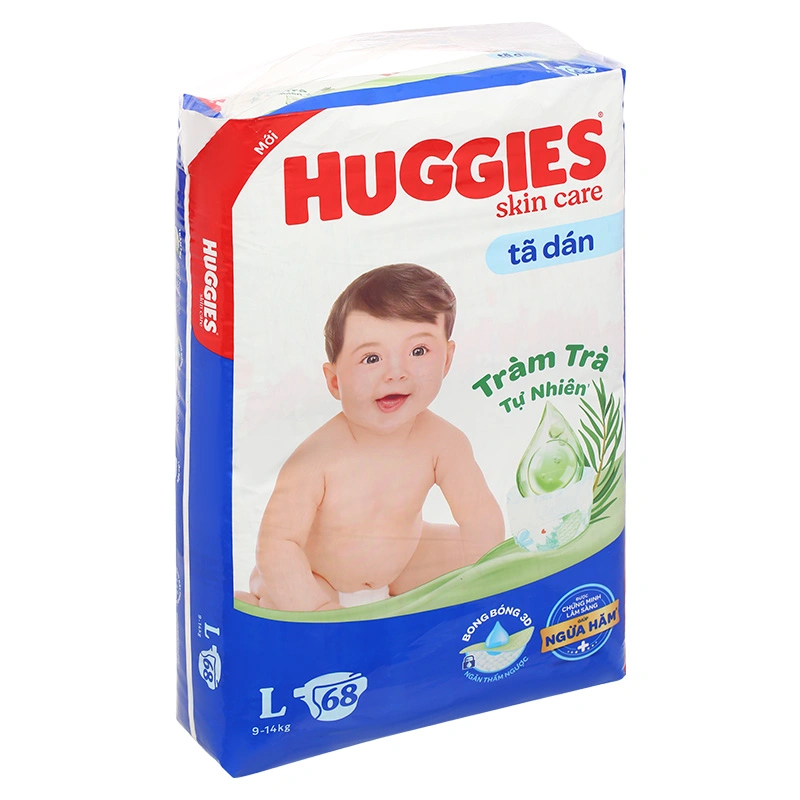 Tã dán Huggies Skincare size L 68 miếng (9 - 14 kg) 3