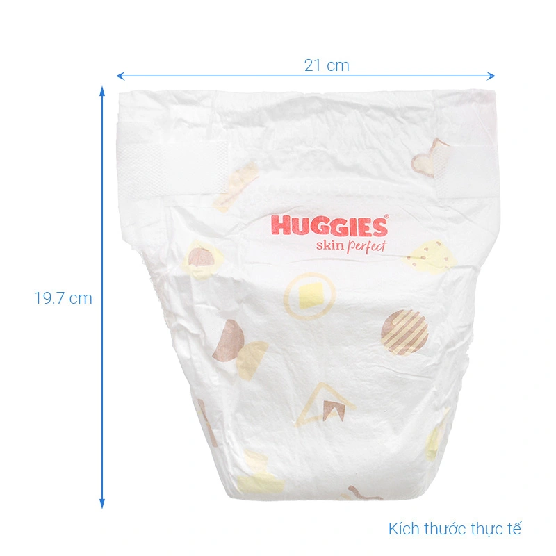 Tã dán Huggies Skin Perfect size M 76 + 3 miếng (6 - 11 kg) - Giao bao bì cộng miếng ngẫu nhiên 8
