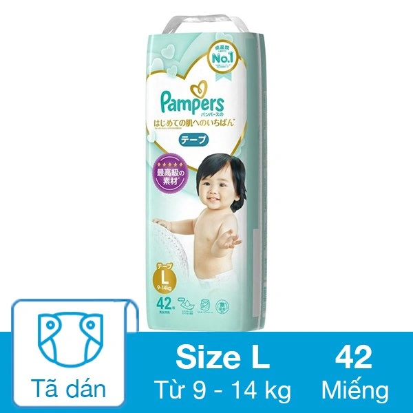 Tã dán Pampers cao cấp size M 52 miếng (6 - 11 kg) 7