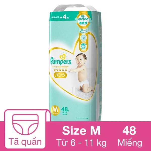 Tã quần Pampers cao cấp size L 38 miếng (9 - 14 kg) 5