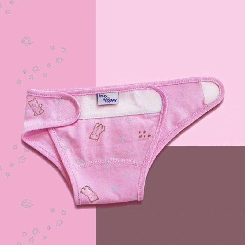 Set 3 tã vải màu in họa tiết BabyMommy size XS (Dưới 5 kg) 11