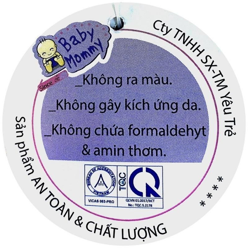 Set 3 tã vải màu in họa tiết BabyMommy size XS (Dưới 5 kg) 14