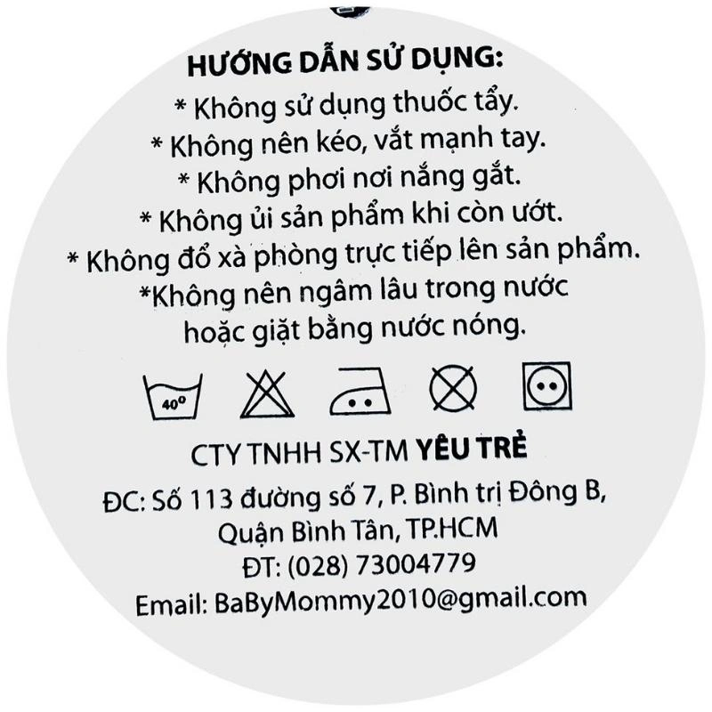 Set 3 tã vải màu in họa tiết BabyMommy size XS (Dưới 5 kg) 15