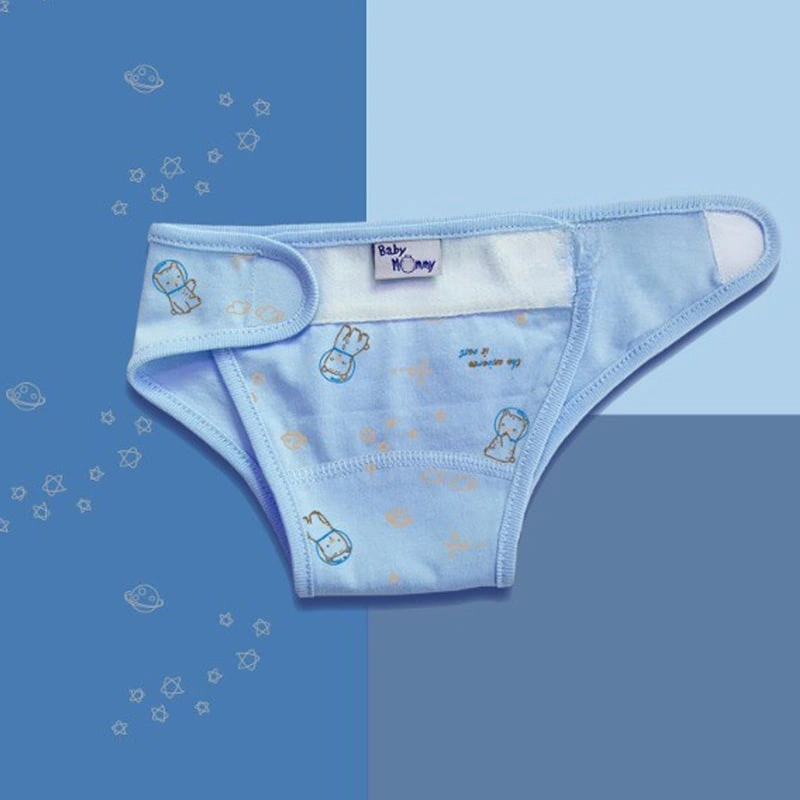 Set 3 tã vải màu in họa tiết BabyMommy size XS (Dưới 5 kg) 3