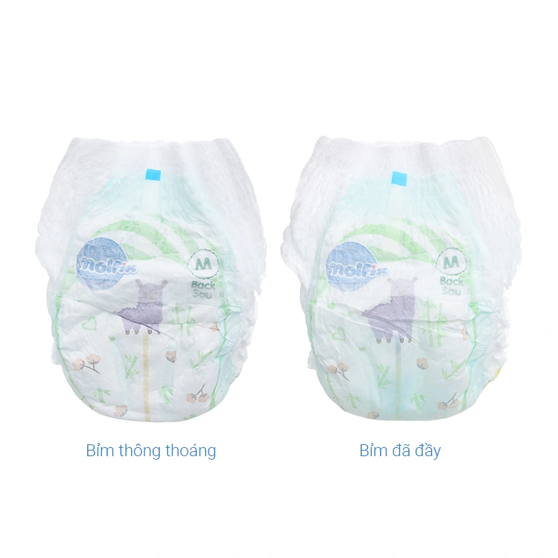 Tã quần Molfix thiên nhiên size XL 32 + 6 miếng (12 - 17 kg) 24