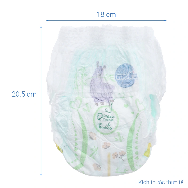 Tã quần Molfix thiên nhiên size XL 32 + 6 miếng (12 - 17 kg) 19
