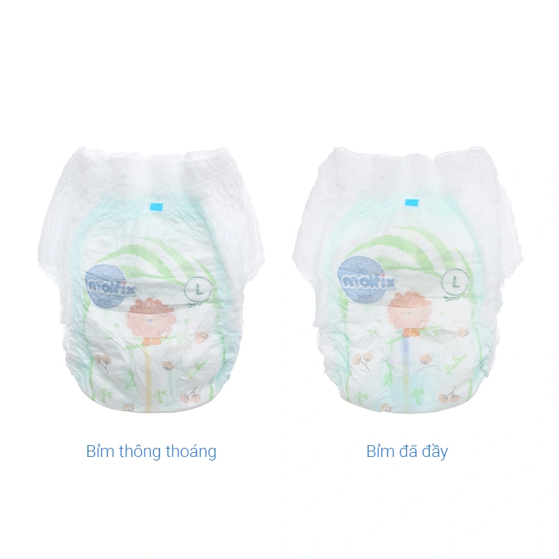 Tã quần Molfix thiên nhiên size XL 32 + 6 miếng (12 - 17 kg) 48