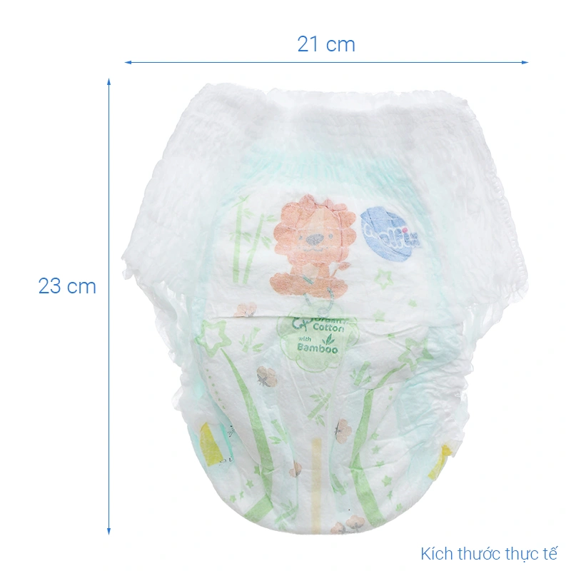 Tã quần Molfix thiên nhiên size XL 32 + 6 miếng (12 - 17 kg) 7