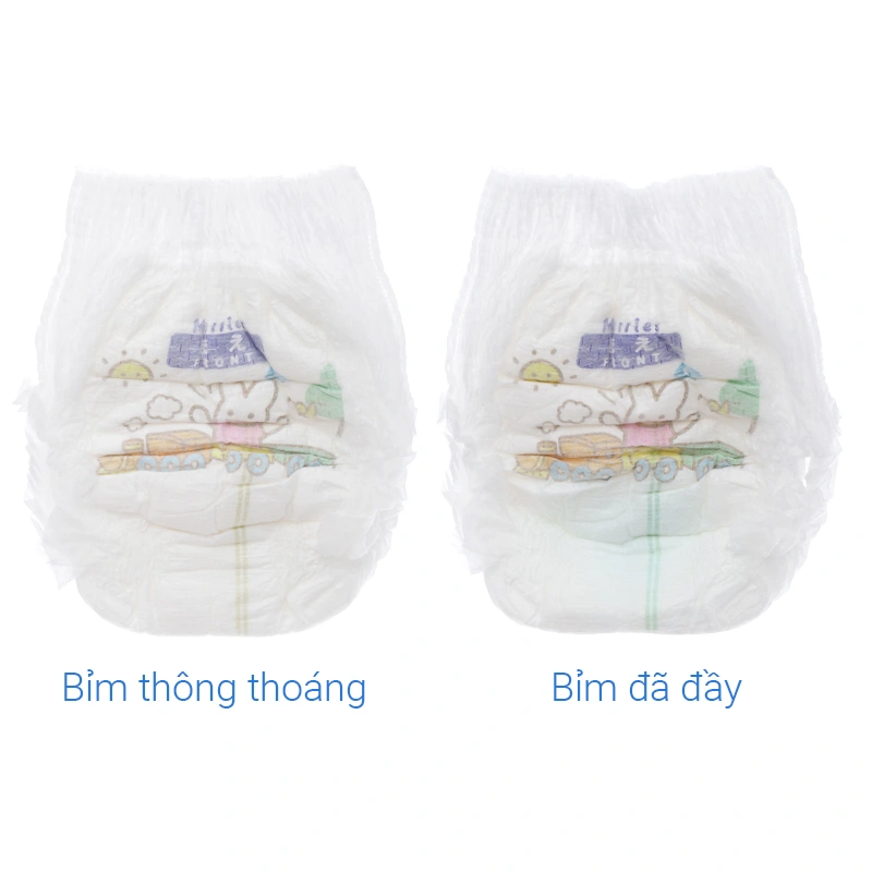 Tã quần Merries gói lớn size L 56 miếng (9 - 14 kg) 11