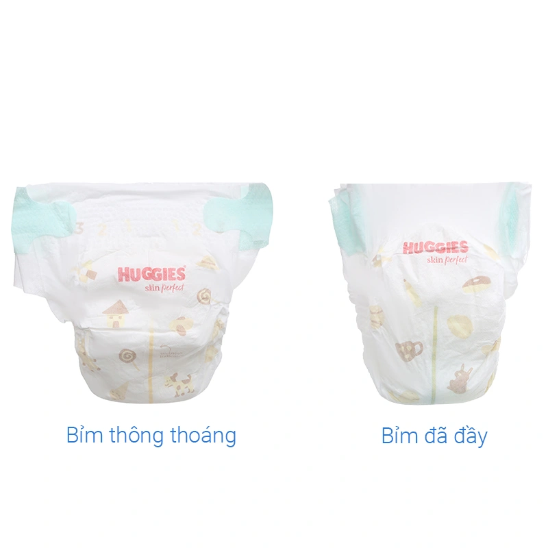 Tã dán Huggies Skin Perfect size S 80 + 2 miếng (4 - 8 kg) - Giao bao bì cộng miếng ngẫu nhiên 13