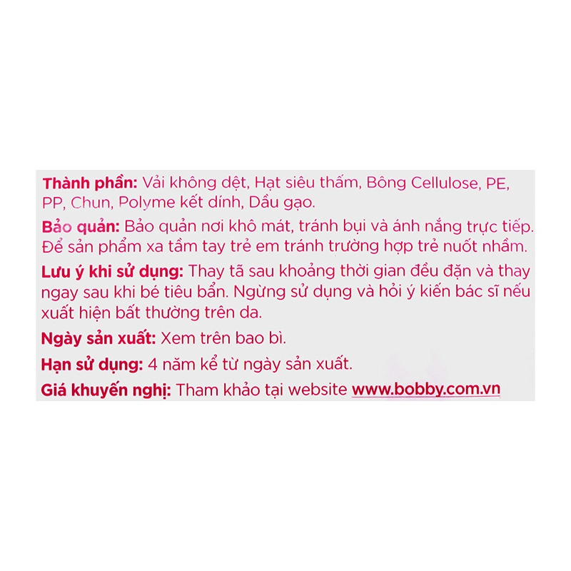 Tã quần mở một bên Bobby size NB-s 74 miếng (3 - 8 kg) 13