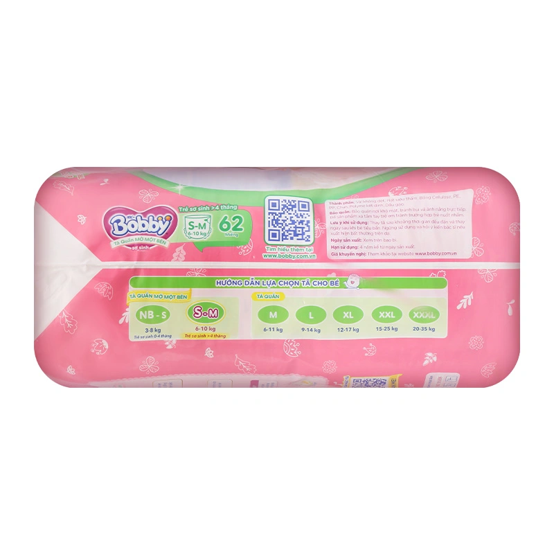 Tã quần mở một bên Bobby size S-m 62 miếng (6 - 10 kg) 4