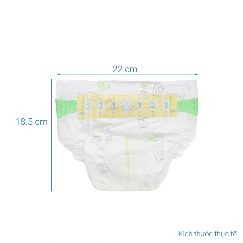 Tã dán Merries size NB 76 miếng (Dưới 5 kg) - Mẫu mới 31