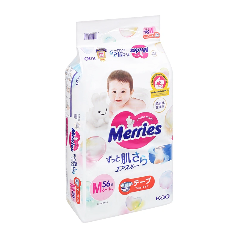 Tã dán Merries size NB 76 miếng (Dưới 5 kg) - Mẫu mới 15