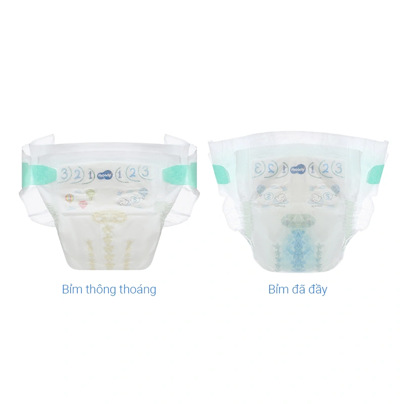 Tã dán Moony size NB 90 miếng (Dưới 5 kg) 72