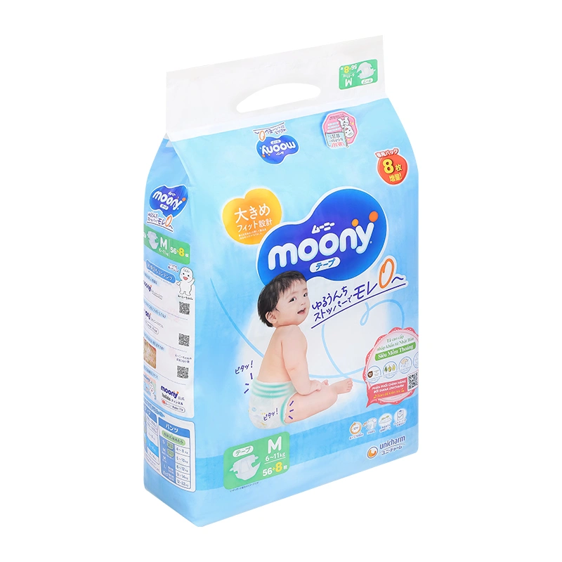 Tã dán Moony size NB 90 miếng (Dưới 5 kg) 50