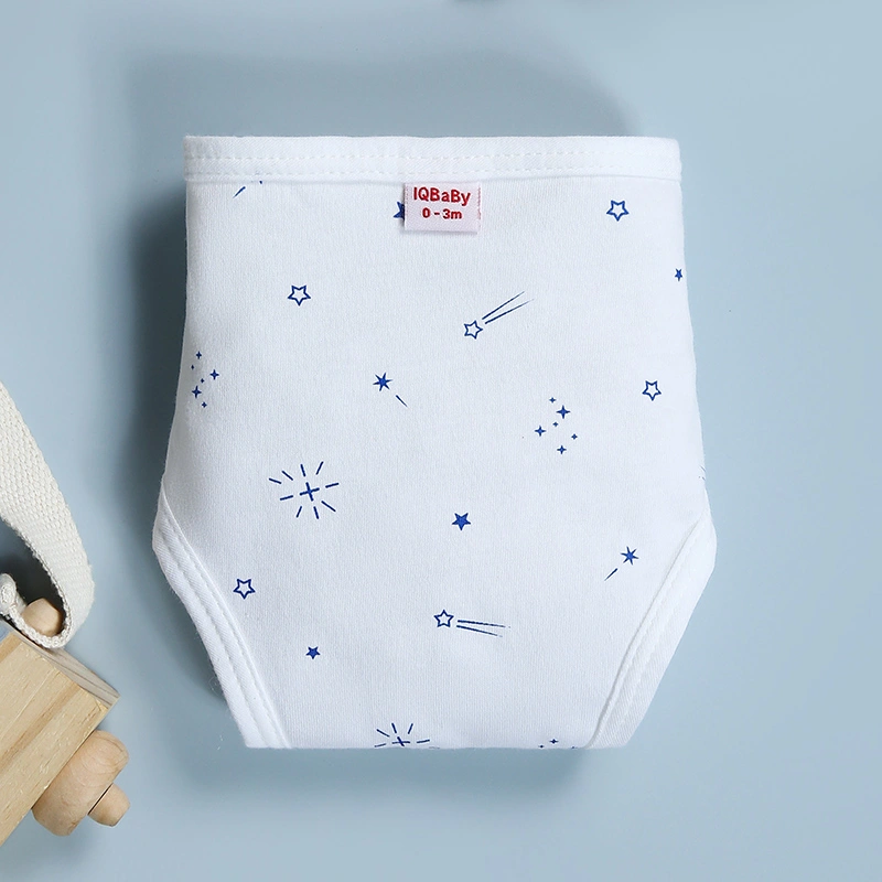 Set 3 tã vải sơ sinh IQ Baby họa tiết sao băng xanh size S1 (3 - 5 kg) 3