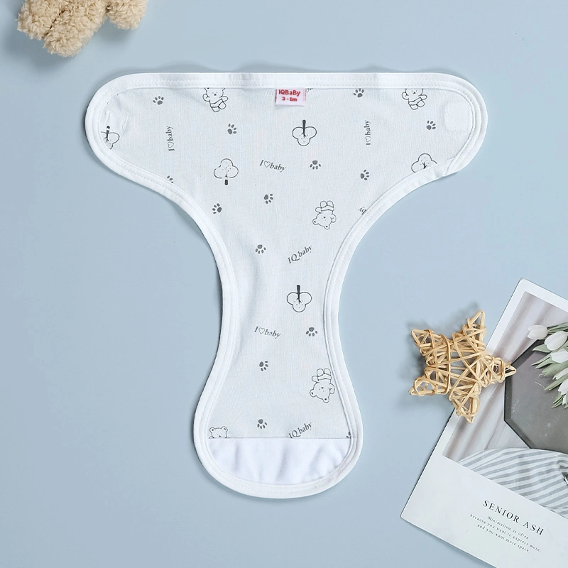 Set 3 tã vải sơ sinh IQ Baby họa tiết gấu xám size S2 (5 - 7 kg) 4