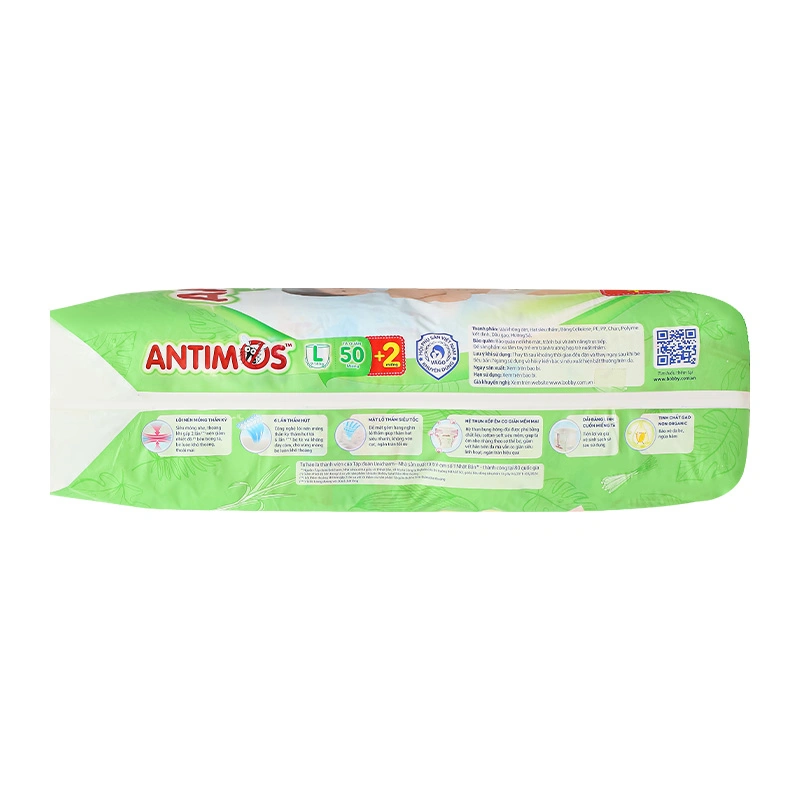 Tã quần Bobby Antimos xua muỗi size M 52 miếng (6 - 11 kg) 16