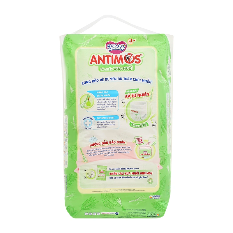 Tã quần Bobby Antimos xua muỗi size M 52 miếng (6 - 11 kg) 38