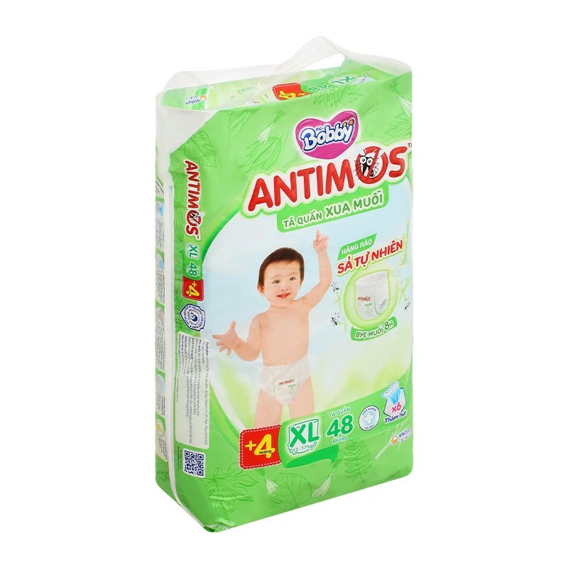 Tã quần Bobby Antimos xua muỗi size M 52 miếng (6 - 11 kg) 39