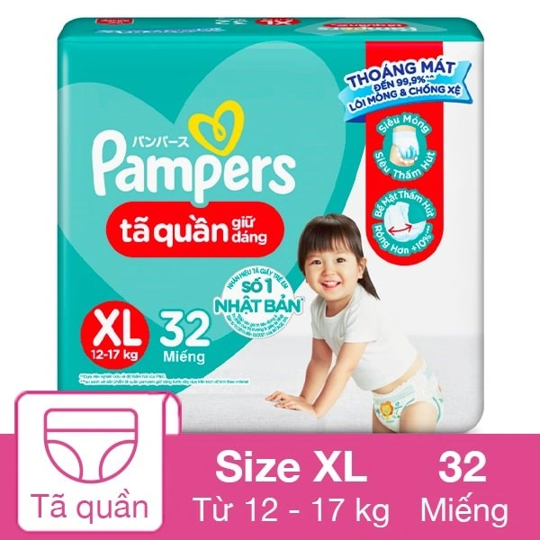 Tã quần Pampers tiết kiệm size M 40 miếng (7 - 12 kg) 5