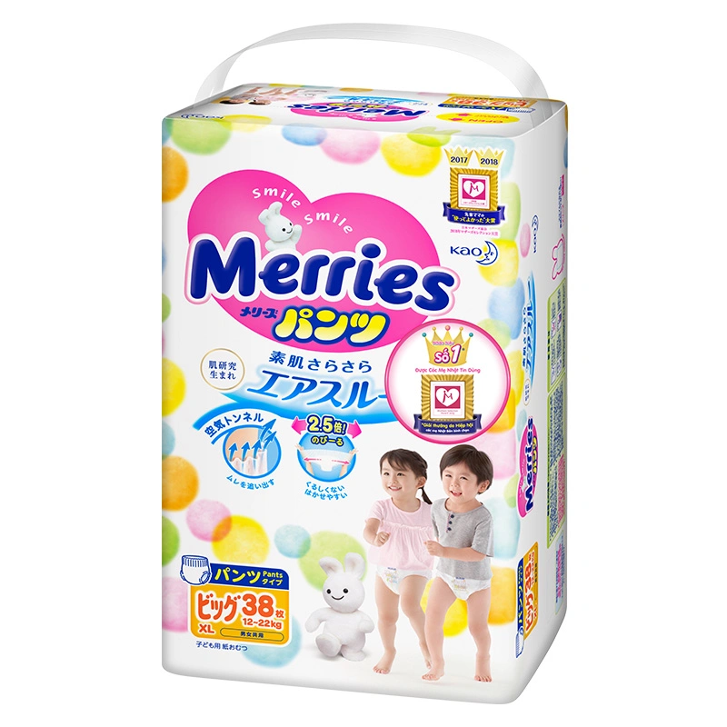 Tã quần Merries size XL 38 miếng (12 - 22 kg) 3