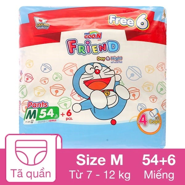 Tã quần GOO.N Friend Pants size M 60 miếng (7 - 12 kg) 1