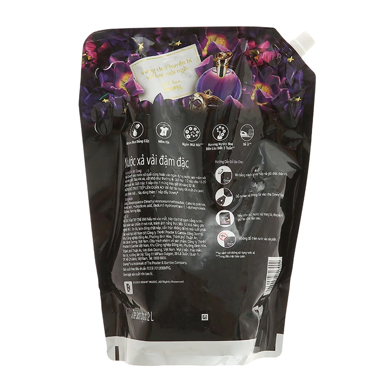 Nước xả Downy Huyền Bí hương mộc lan, hoa violet và hoa bưởi túi 1.58 lít 6