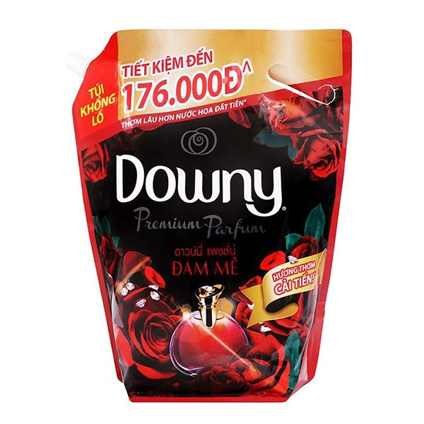 Nước xả Downy Đam Mê hương nước hoa túi 3 lít 1