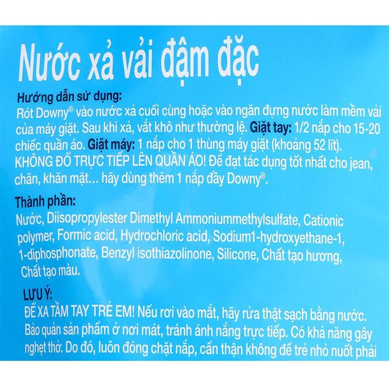 Nước xả Downy hương nắng mai túi 3 lít 4