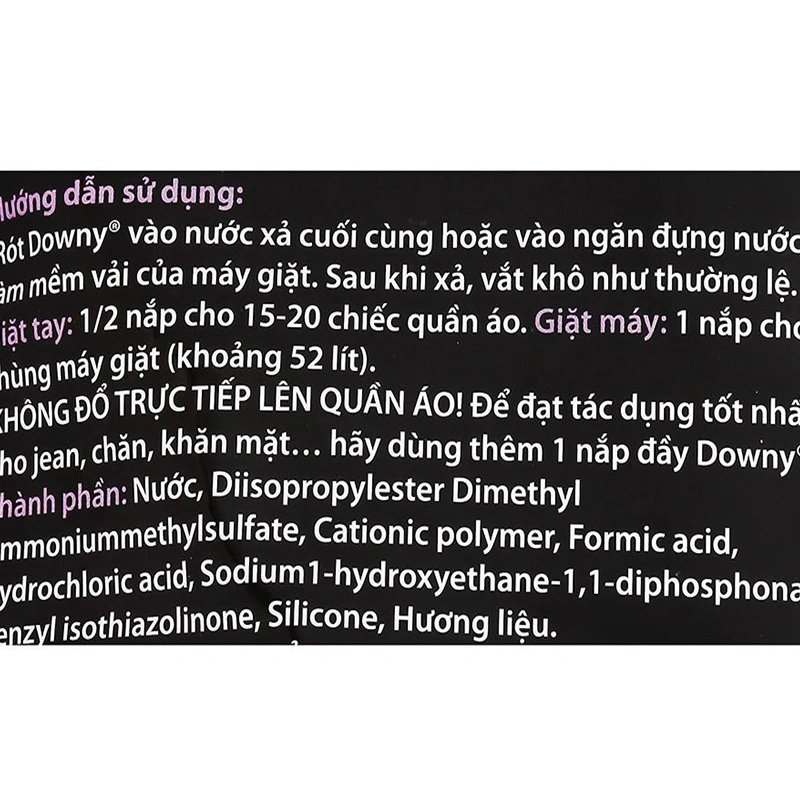 Nước xả Downy Huyền Bí hương mộc lan, hoa violet và hoa bưởi túi 1.58 lít 11