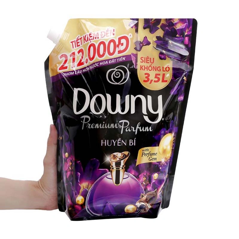 Nước xả Downy Huyền Bí hương mộc lan, hoa violet và hoa bưởi túi 1.58 lít 15
