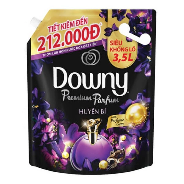 Nước xả Downy Huyền Bí hương mộc lan, hoa violet và hoa bưởi túi 1.58 lít 12