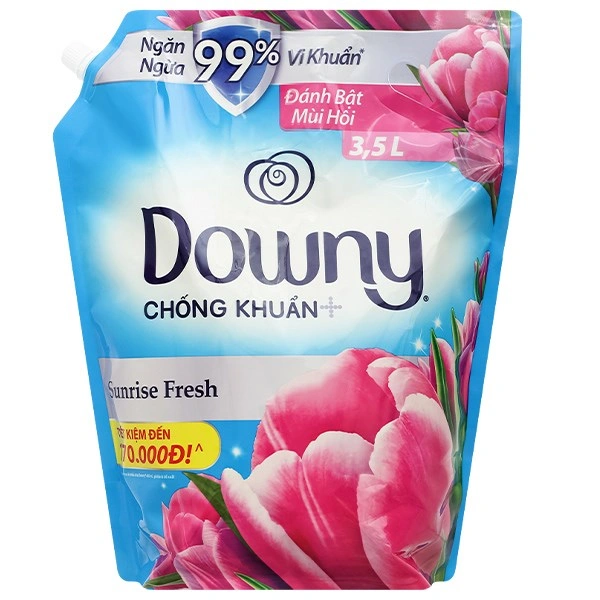 Nước xả Downy Chống Khuẩn hương nắng mai túi 3.5 lít 1