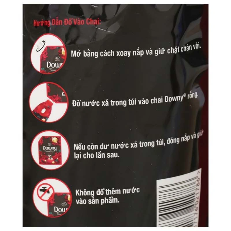 Nước xả Downy Đam Mê hương nước hoa túi 3 lít 13